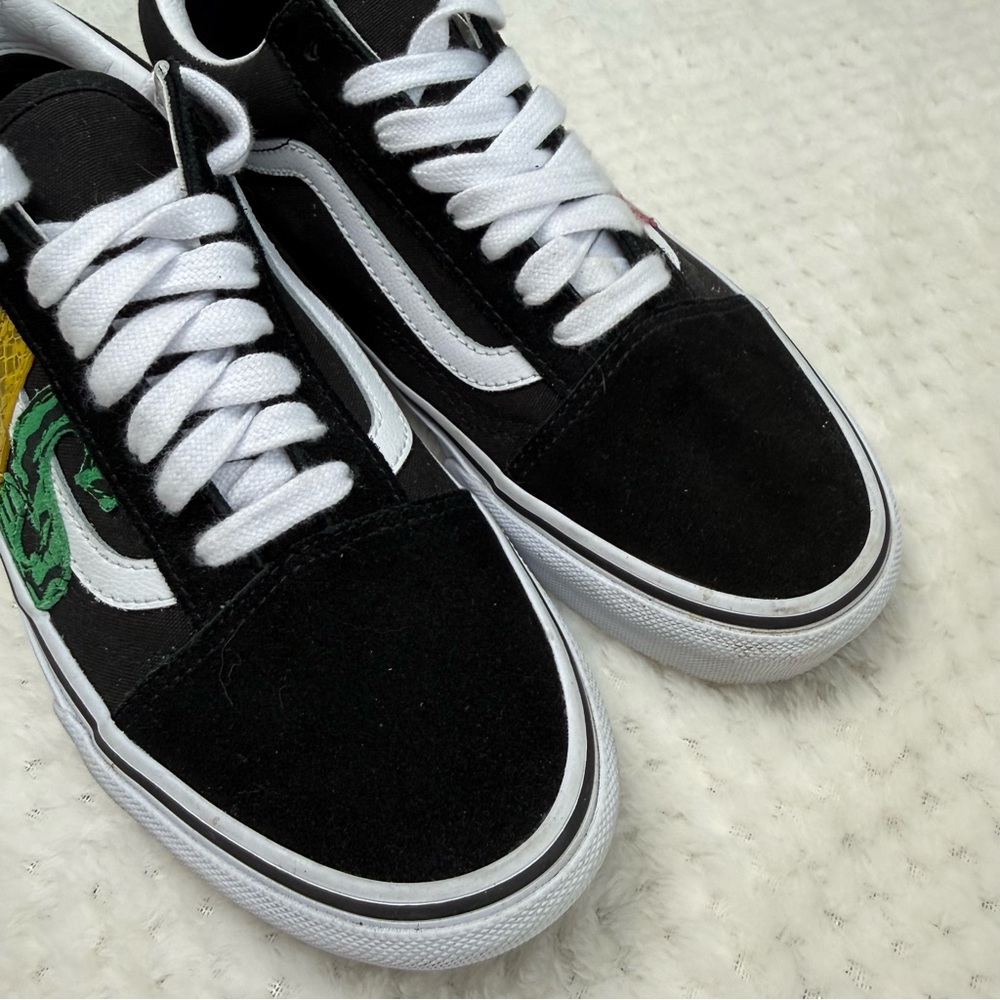 Vans Old Skool multi shoes W8.5 M7 like new - Picture 3 of 15